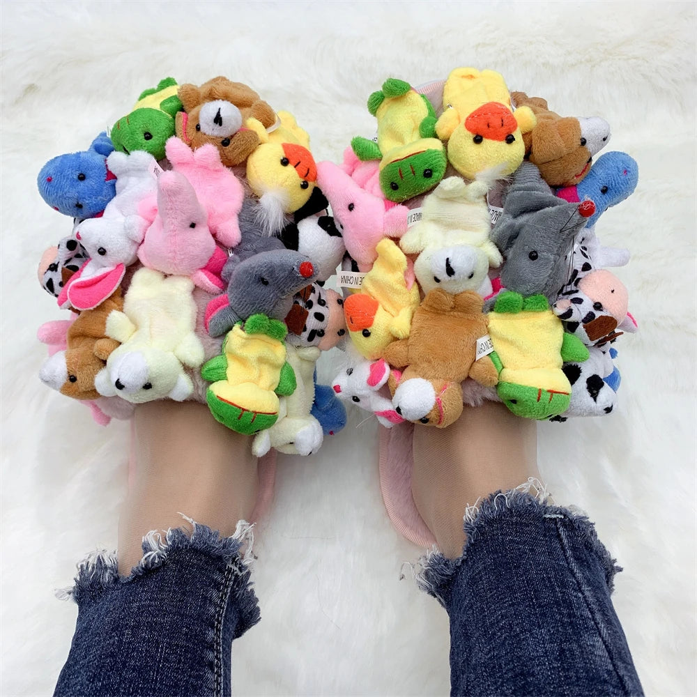 Teddy Bear Slippers PillowNap