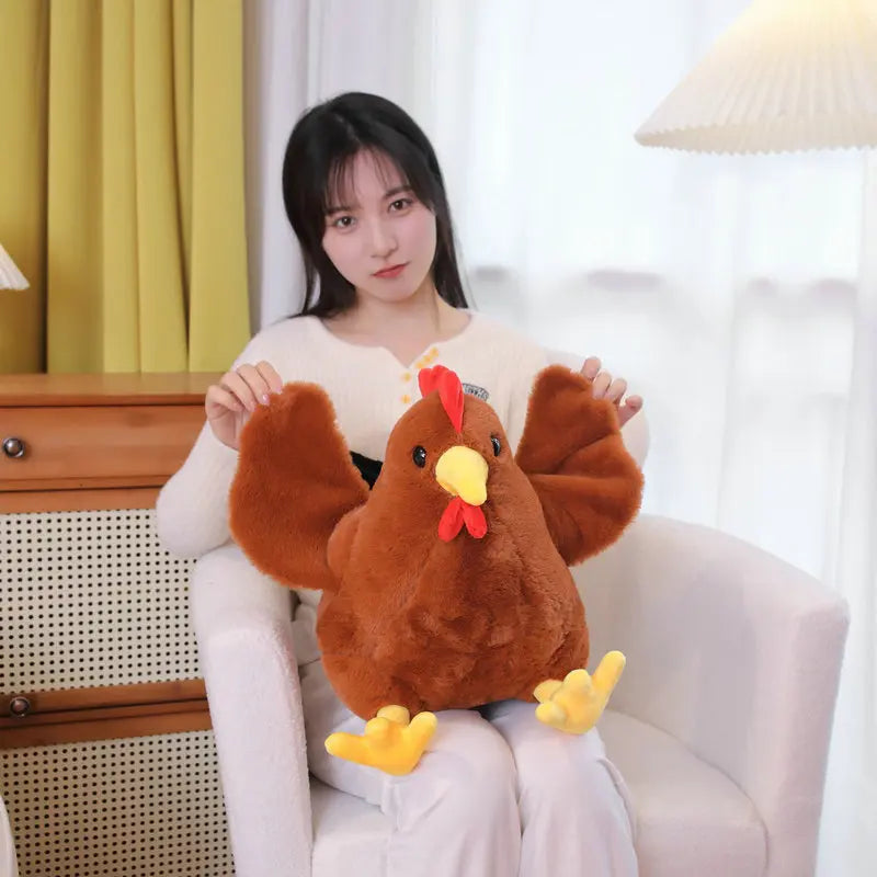 Realistic Chicken Stuffed Animal PillowNap