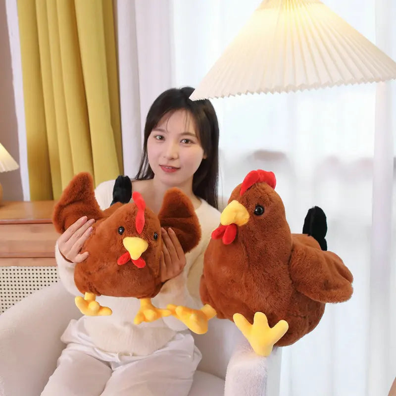 Realistic Chicken Stuffed Animal PillowNap