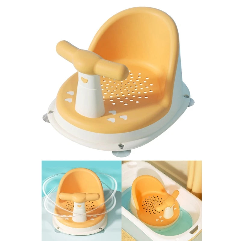 Playful Non-Slip Baby Bath Seat PillowNap