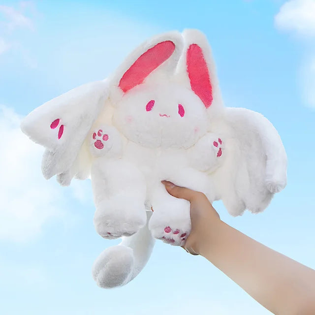 Kawaii Plush Bat Stuffed Animal Pink PillowNap