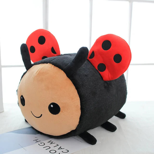 Kawaii Bee and Ladybug Plush Toys Ladybug PillowNap