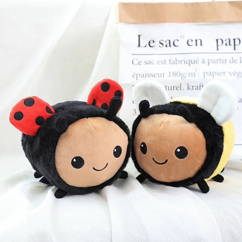 Kawaii Bee and Ladybug Plush Toys PillowNap