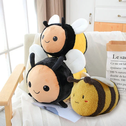 Kawaii Bee and Ladybug Plush Toys PillowNap