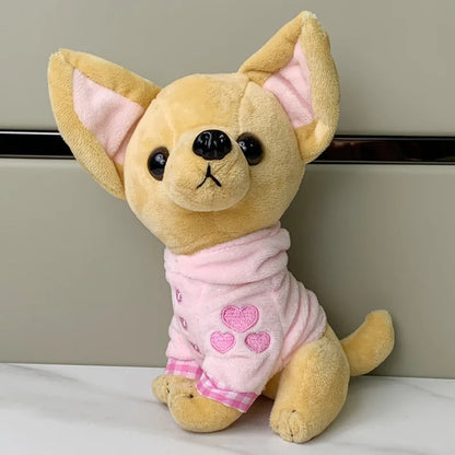Chihuahua Stuffed Animal Pink PillowNap