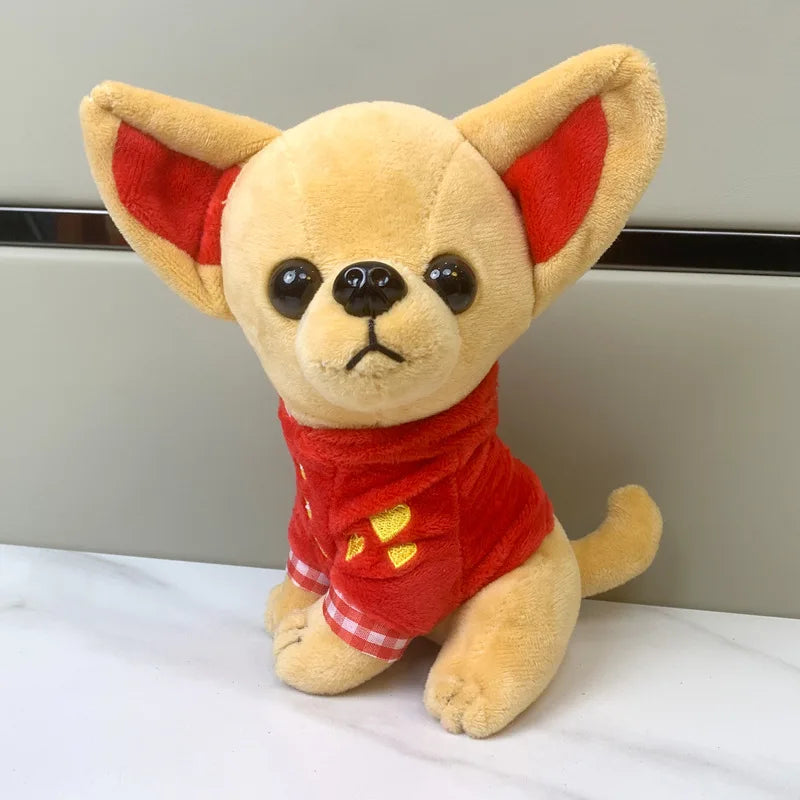 Chihuahua Stuffed Animal Red PillowNap