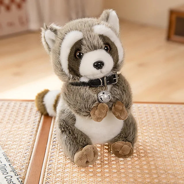 Kawaii Realistic Raccoon Plushie Bell PillowNap