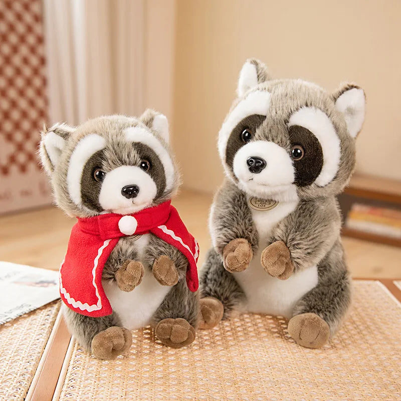 Kawaii Realistic Raccoon Plushie PillowNap