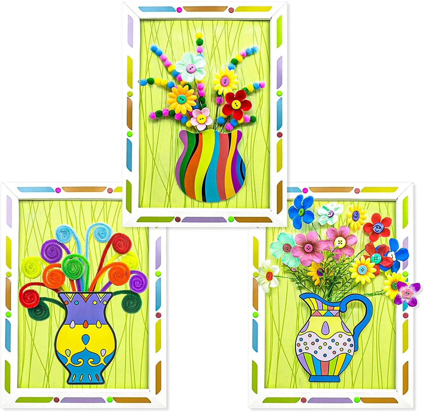 3D Flower Embossing Kit Photo Frame For Kids PillowNap