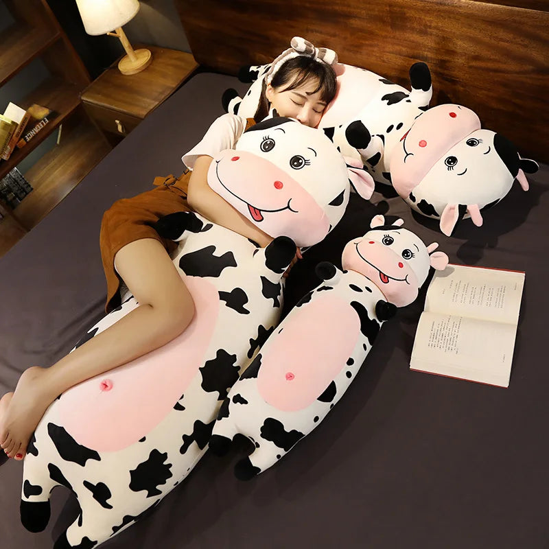 Giant Cow Plush Pillow PillowNap