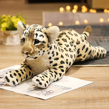 Realistic Tiger Lion And Leopard Plush Leopard PillowNap