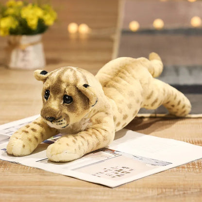 Realistic Tiger Lion And Leopard Plush Lion PillowNap