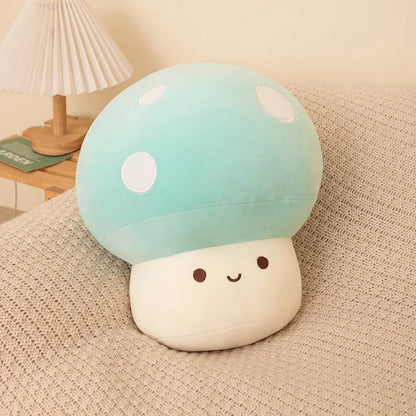 Plush Mushroom Pillow Light Blue PillowNap