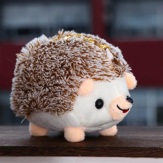Stuffed Hedgehog Keychain Brown PillowNap