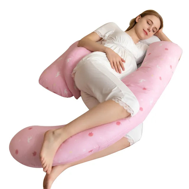 Best Pregnancy Pillow For Side Sleepers Pink Deer PillowNap