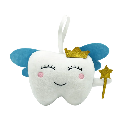 Plush Tooth Fairy Pillow With A Pocket Blue Tooth Fairy PillowNap