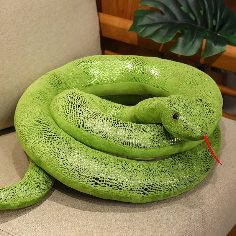 Realistic Snake Stuffed Toy – PillowNap™