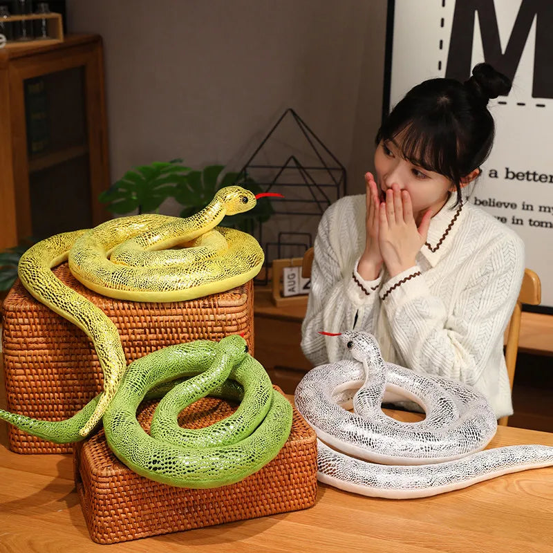 Realistic Snake Stuffed Toy – PillowNap™