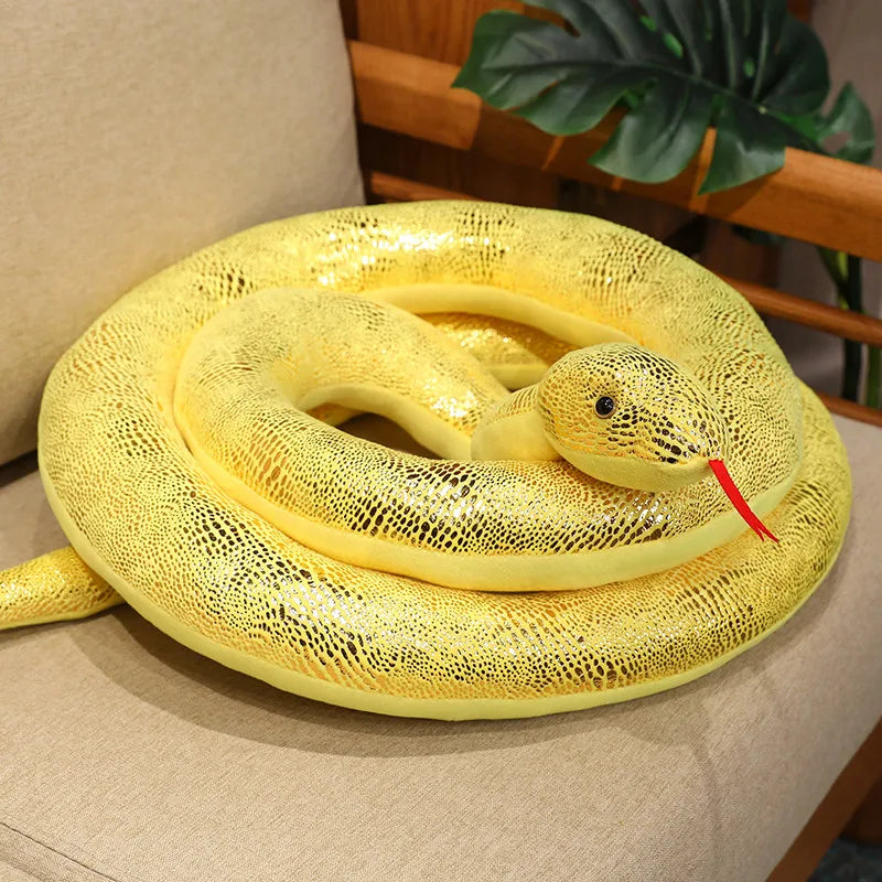 Realistic Snake Stuffed Toy – PillowNap™