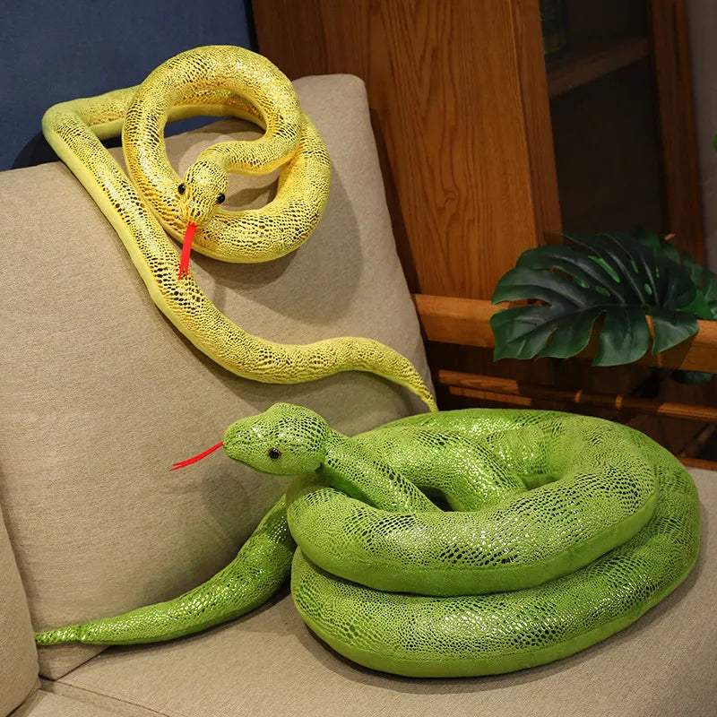 Realistic Snake Stuffed Toy – PillowNap™
