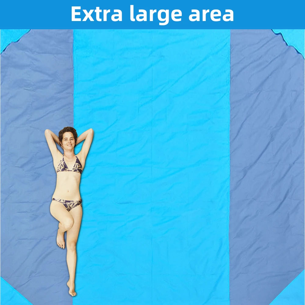 Extra Large Waterproof Beach Mat PillowNap