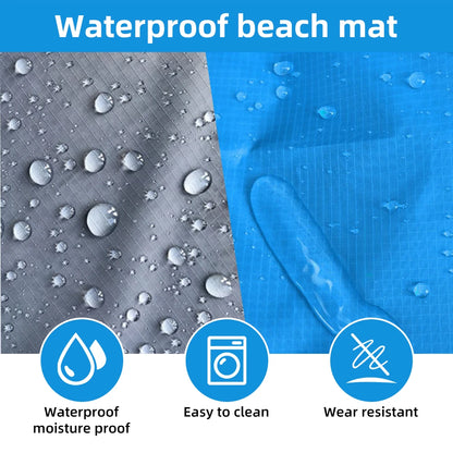 Extra Large Waterproof Beach Mat PillowNap