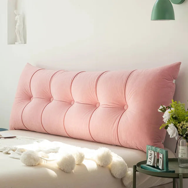 King Size Headboard Pillow For Reading Pink PillowNap