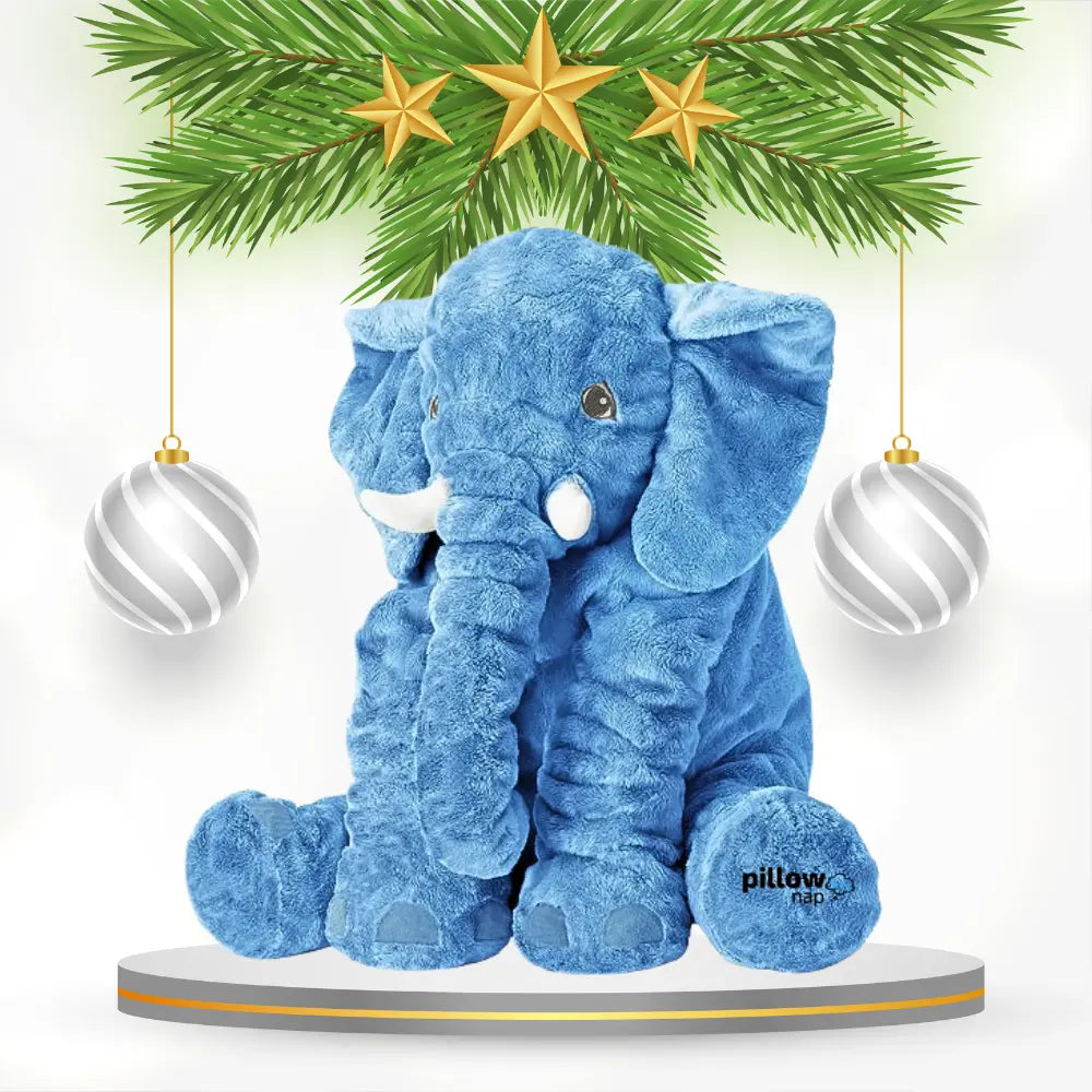 PillowNap Elephant Pillow Blue PillowNap