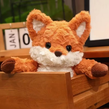 Fluffy Fox Plush Toy