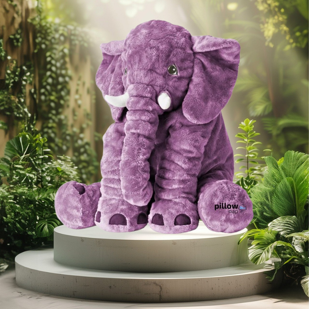 PillowNap Elephant Pillow Purple PillowNap