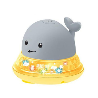 Baby Whale Bath Toy With Yellow Base PillowNap