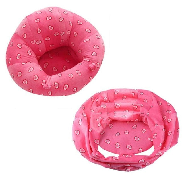 Baby Learning Seat Pink Heart PillowNap