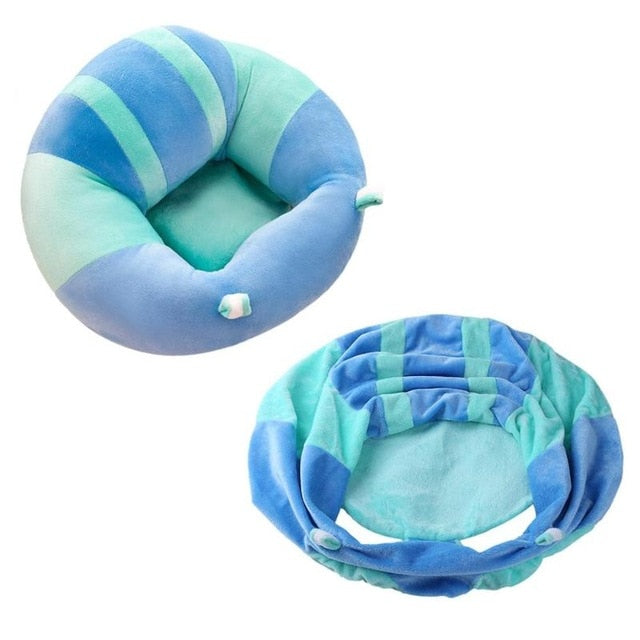 Baby Learning Seat Blue&Green PillowNap