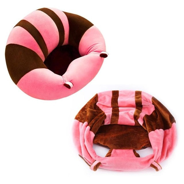 Baby Learning Seat Brown&Pink PillowNap