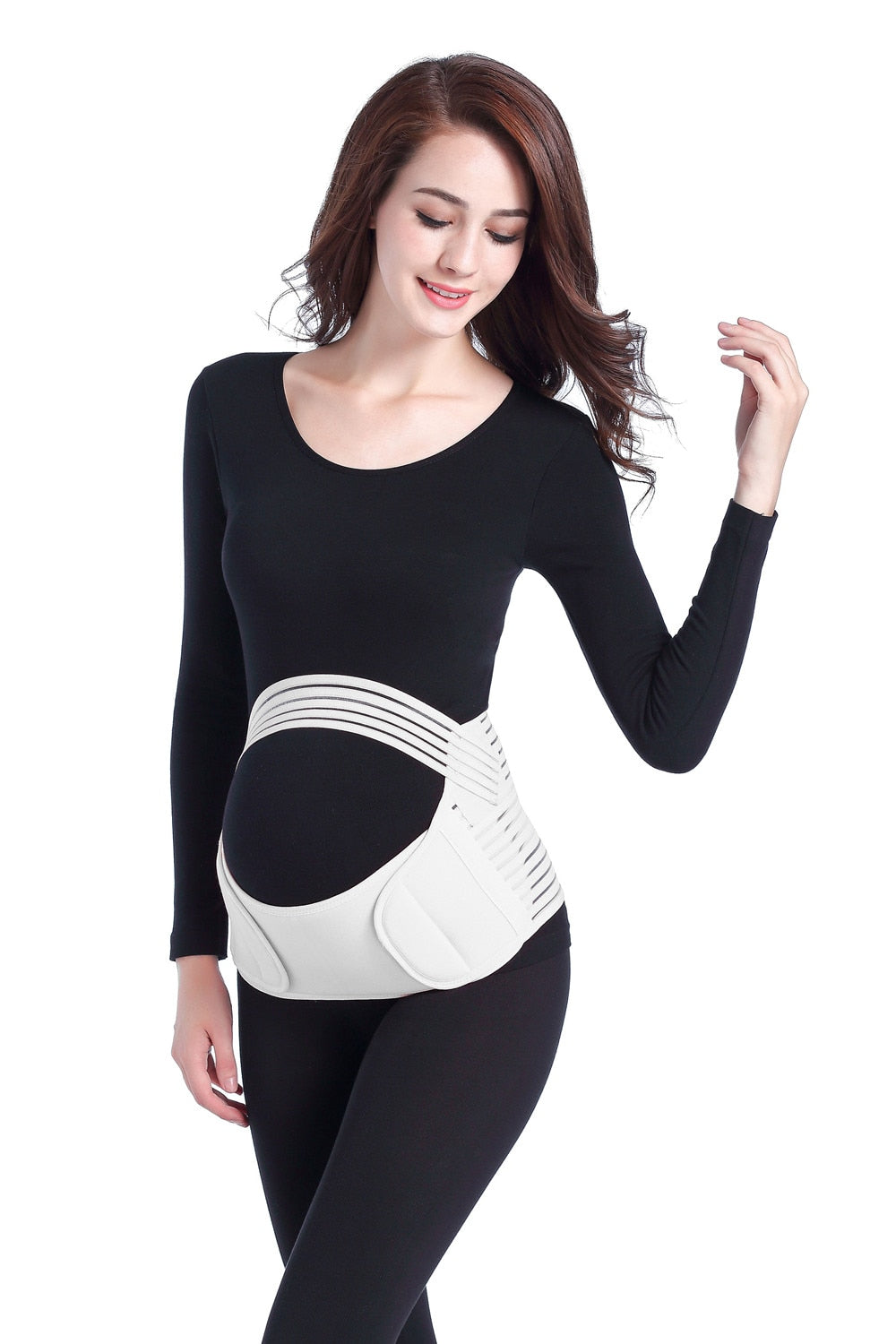 Maternity Belly Belt White PillowNap