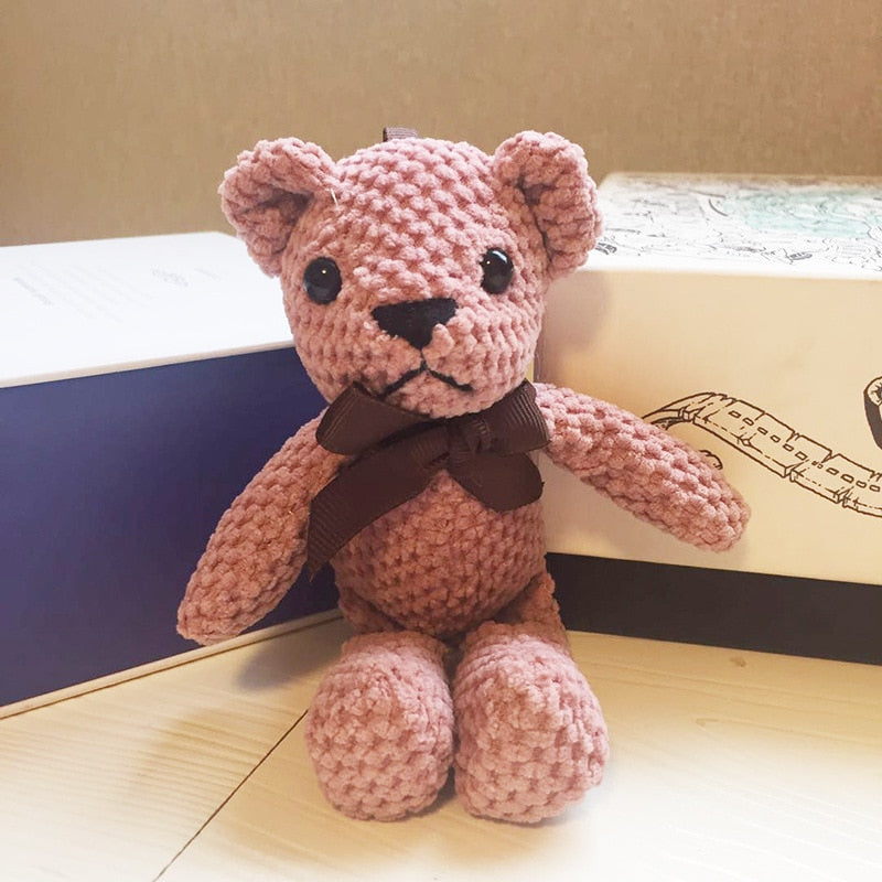 Handmade Knitted Teddy Bear A PillowNap