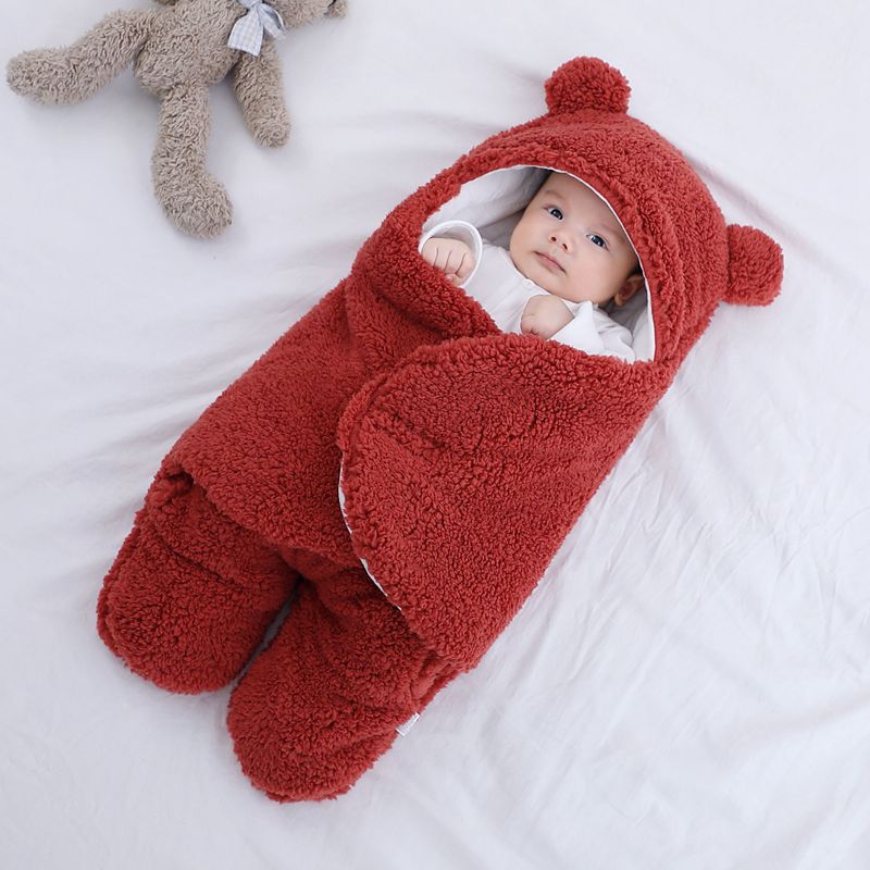 Red baby blanket clearance soft