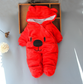 Fluffy Baby Romper Red PillowNap