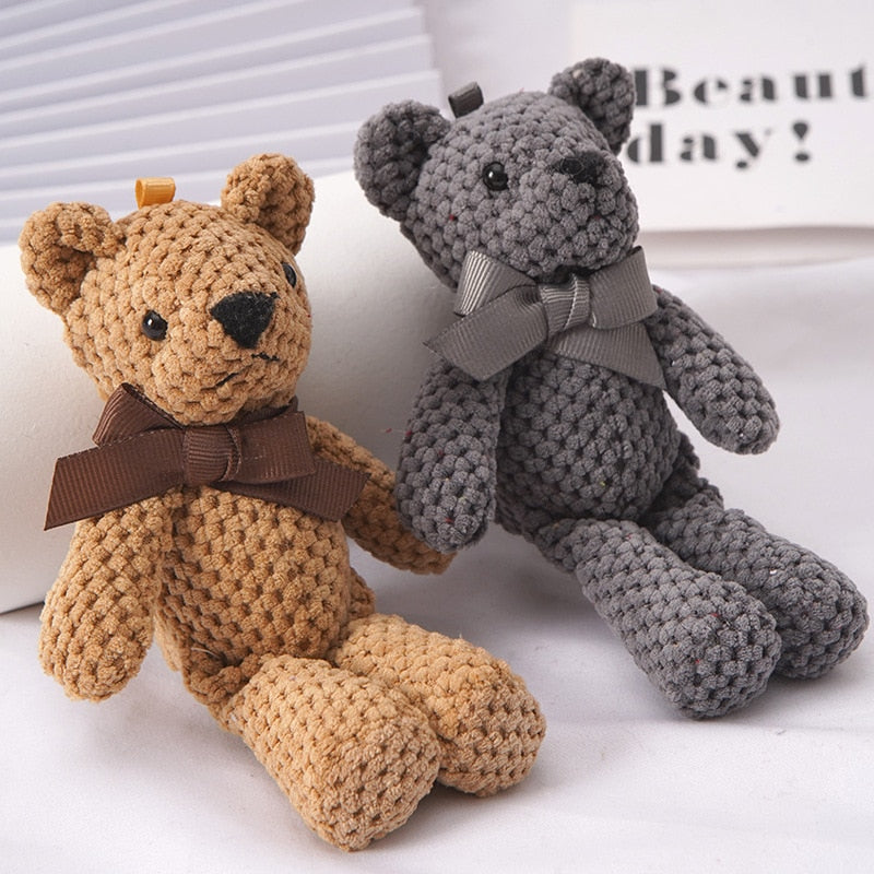 Handmade Knitted Teddy Bear PillowNap