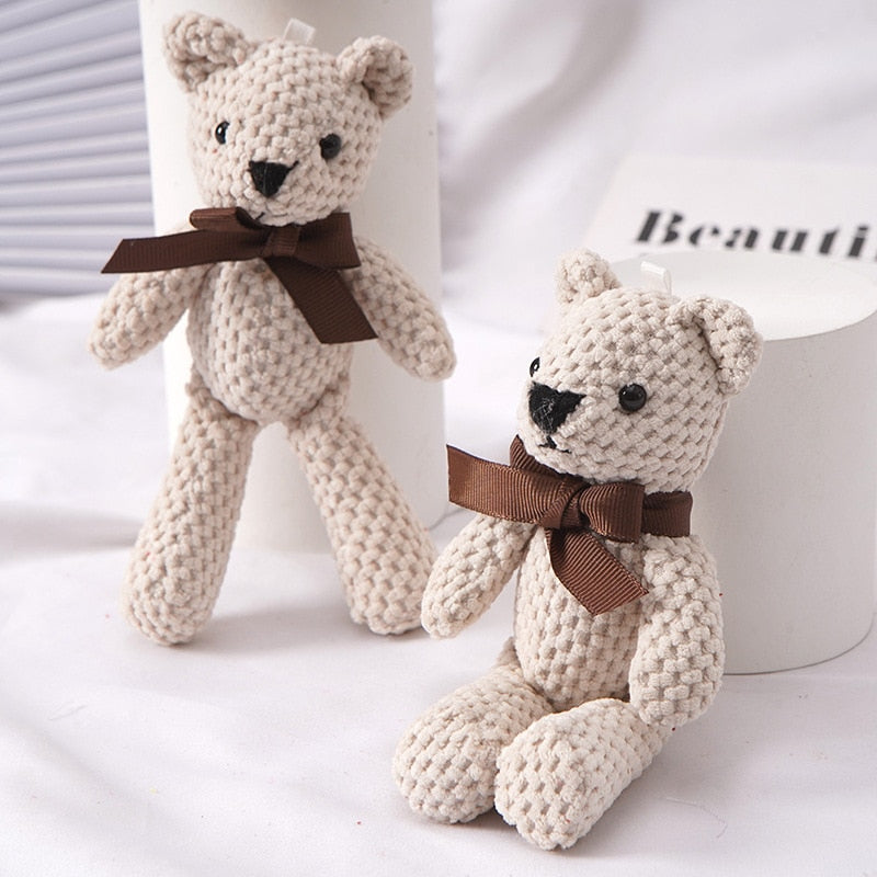 Handmade Knitted Teddy Bear PillowNap
