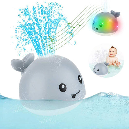 Baby Whale Bath Toy Gray PillowNap